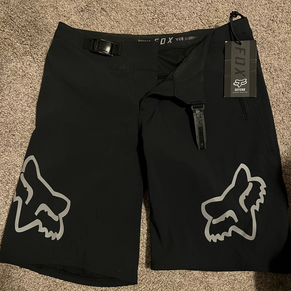Youth 28 Brand New Fox Bike Shorts (also fit womens size 2)